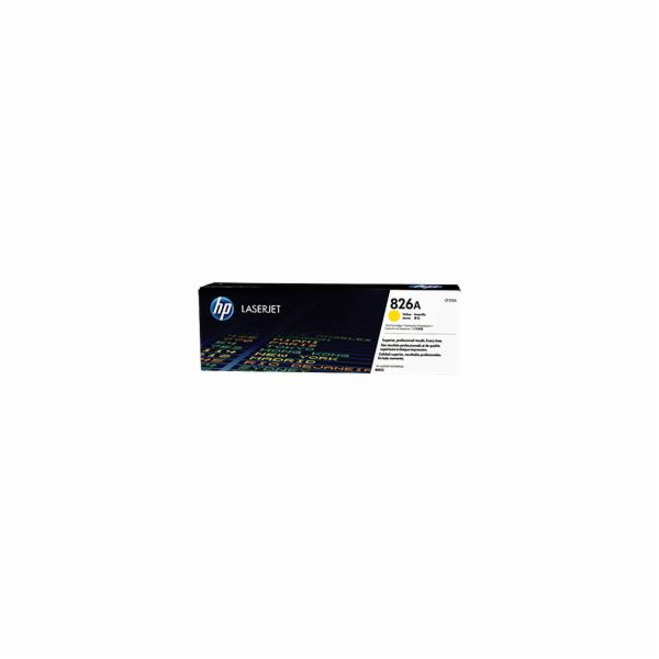 HP 826A Yellow LJ Toner Cart, CF312A (31,500 pages)