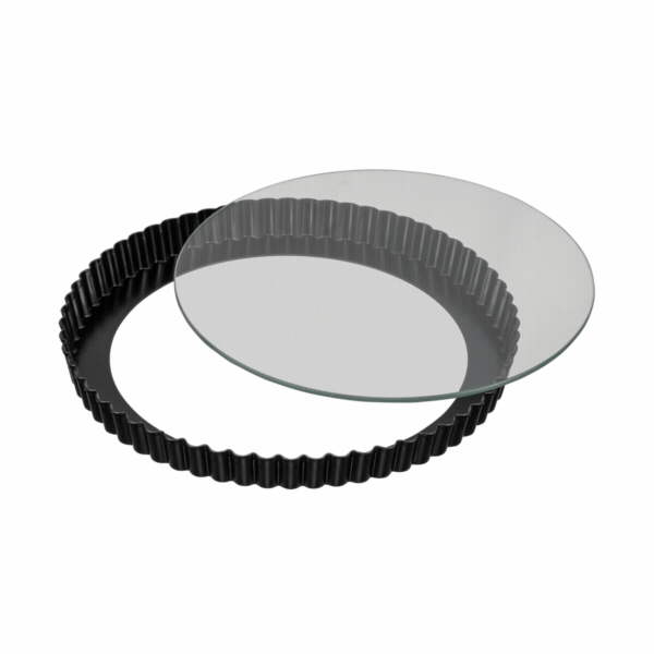 KAISER Inspiration quiche pan 28 cm with glass-lifting bo...