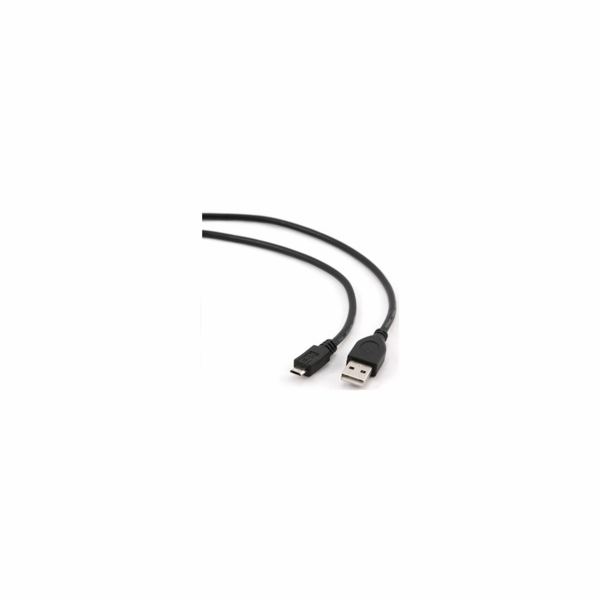 GEMBIRD Kabel USB 2.0 A-Micro B propojovací 0,5m (černý)