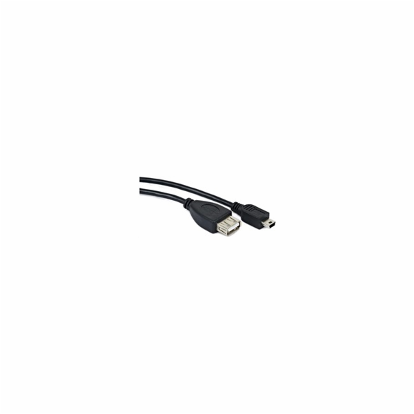 GEMBIRD Kabel USB 2.0 A-Mini B OTG 15cm (F/M, pro tablety...