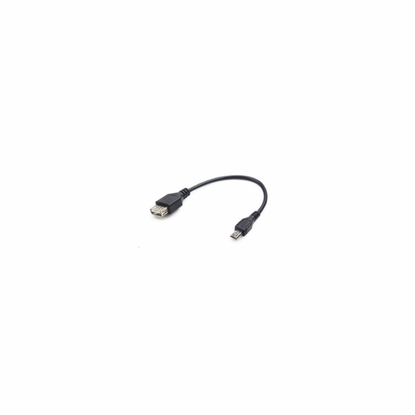 GEMBIRD Kabel USB 2.0 A-Micro B, OTG, 15cm (F/M, pro tabl...