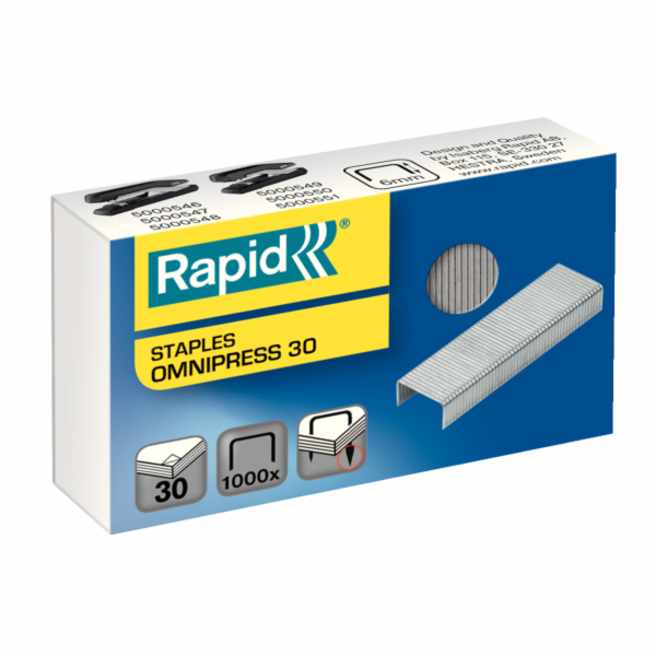 Rapid drátky Omnipress 30, 1000 ks
