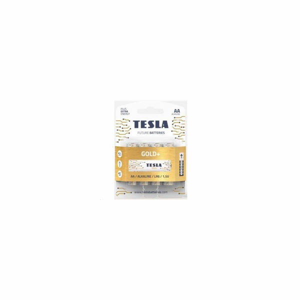 Tesla AA GOLD+ alkalická, 4 ks, ND