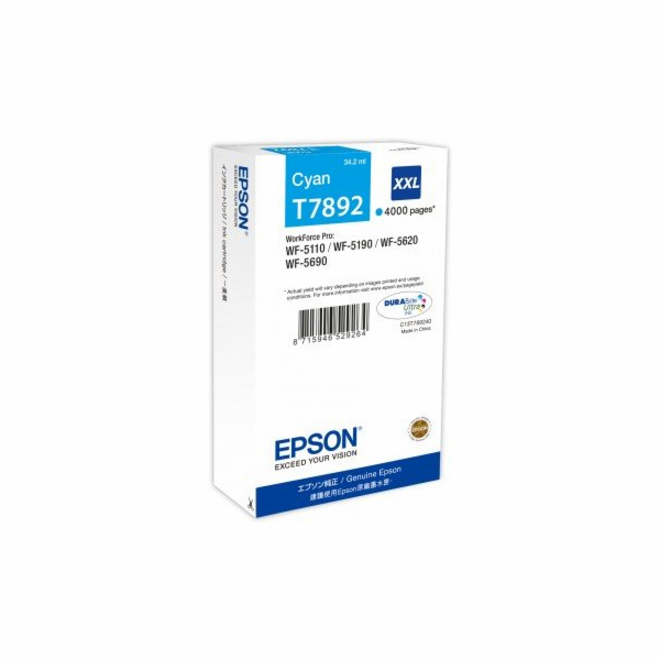 Atrament Epson WF-5xxx Series Ink Cartridge XXL Cyan