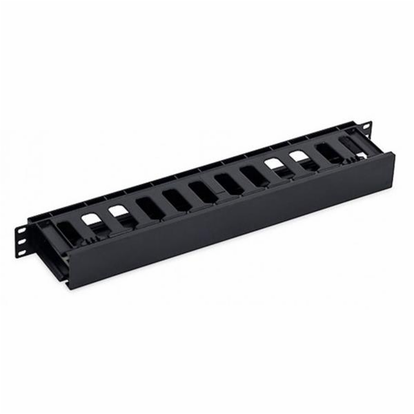 TRITON 19" vyvazovací panel 1U plastový, černý