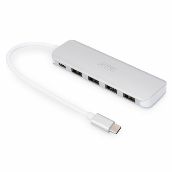 DIGITUS  Rozbočovač USB Type-C  4 (USB 3.0) + PD