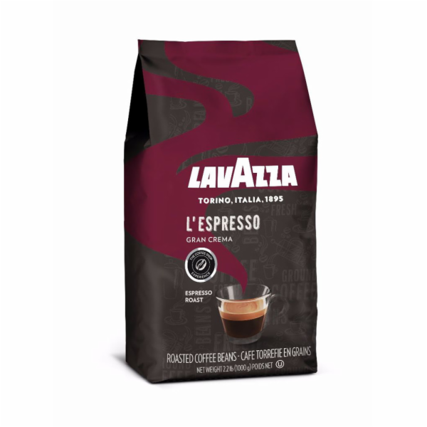 Lavazza Gran Crema káva zrnková 1000g