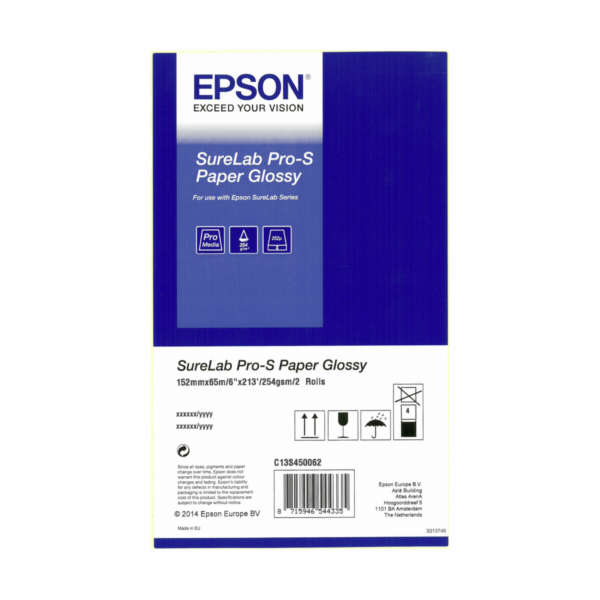 1x2 Epson SureLab Pro-S papir BP leskly 152 mm x 65 m 254 g