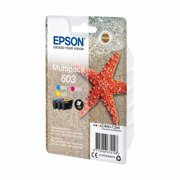 EPSON ink Multipack "Hvězdice" 3-colours 603 Ink