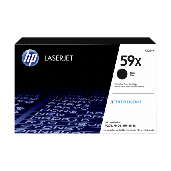 HP 59X Black LaserJet Toner Cartridge (10,000 pages)