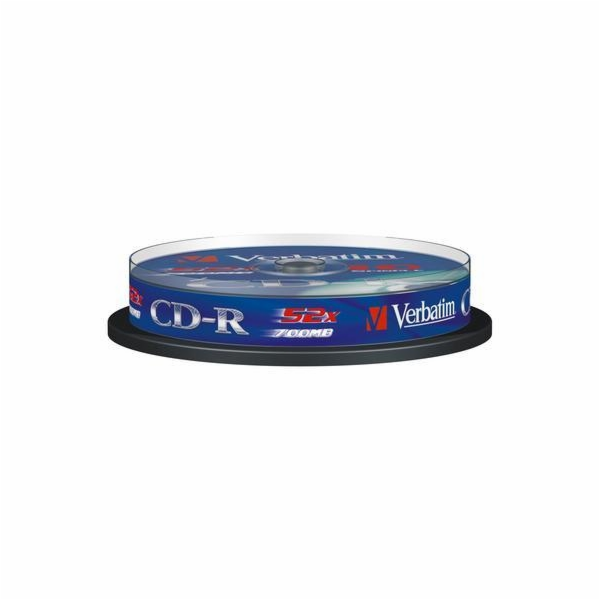 VERBATIM CD-R(10-Pack)Spindle/EP/DL/52x/700MB
