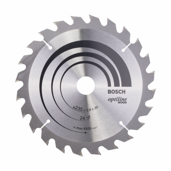 Pilový kotouč Bosch Optiline Wood, O 235mm, 24T