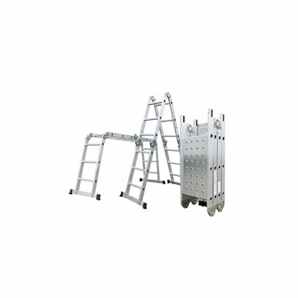 Hliníkové štafle G21 GA-SZ-4x3-3,7M multifunkční + podlážka