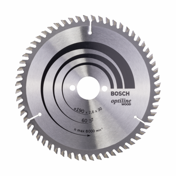 Pilový kotouč Bosch PRO Wood, O 190mm, 60Z