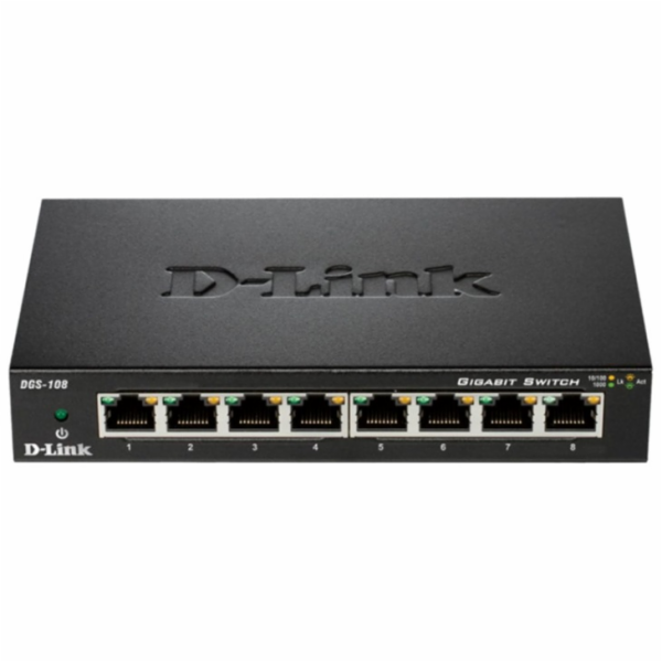 D-LINK 8-Port Gigabit Switch (DGS-108)
