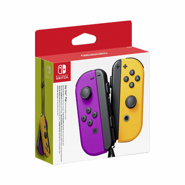 Nintendo Joy-Con 2x set neon lila / neon oranzová
