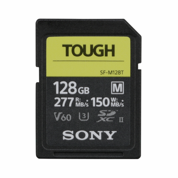 Sony SDXC M Tough series   128GB UHS-II Class 10 U3 V60