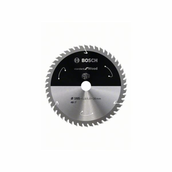 Pilový kotouč Bosch Standard for Wood, O 165mm, 48T
