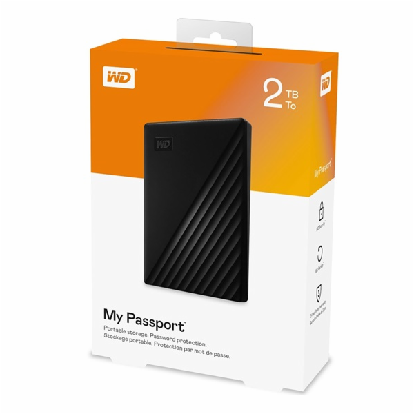 WD My Passport Portable 2TB Black
