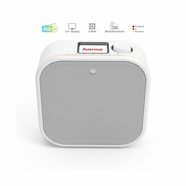 Hama DR350 FM/DAB/DAB+ bílé digitální kuchyňské rádio