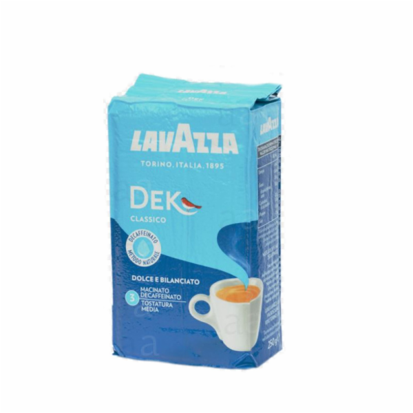 Lavazza Dek bez kofeinu mletá Káva 250 g