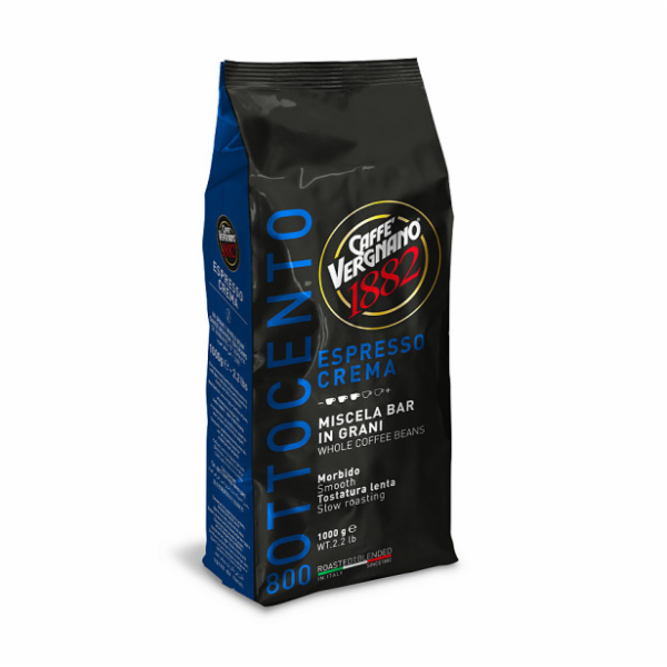 Vergnano Espresso Crema 800 1 kg zrnková káva 