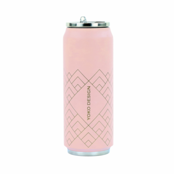 Yoko Design termohrnek 500 ml Art Deco růžový