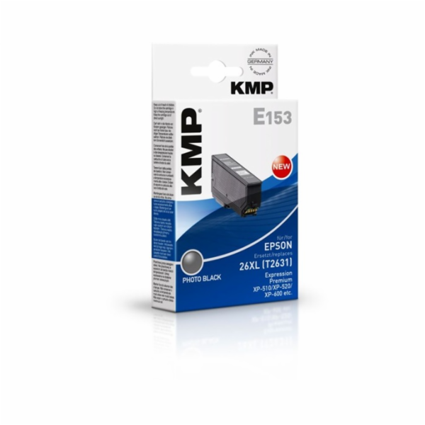 KMP E153 cartridge photo cerna komp. s Epson T 2631