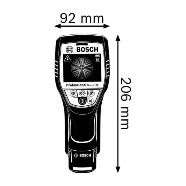Bosch D-TECT 120 + AA1 aku detektor