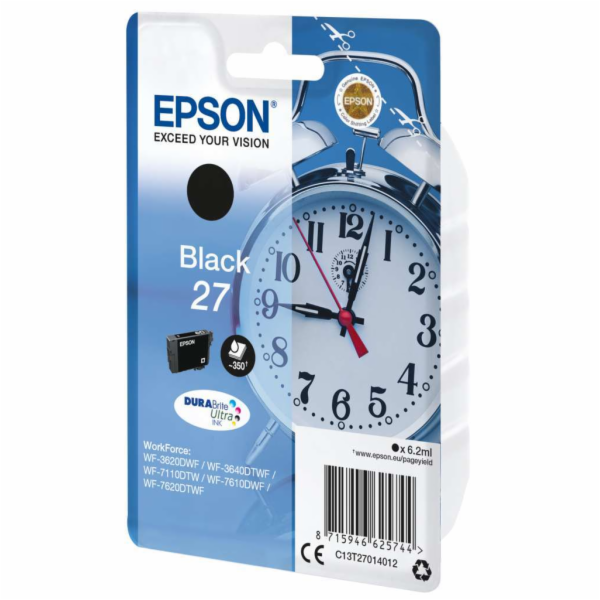 Epson DURABrite Ultra Ink 27 cartridge cerna T 2701
