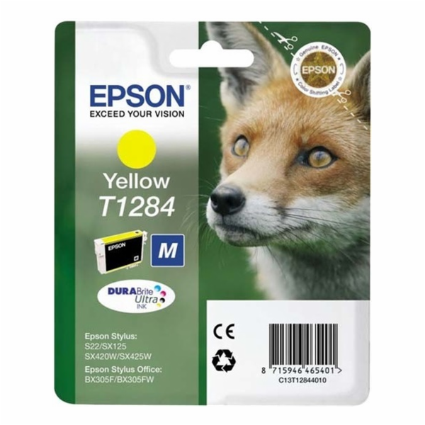 Epson cartridge zluta DURABrite T 128           T 1284