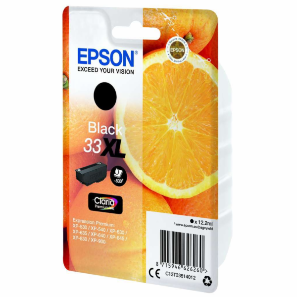EPSON ink čer Singlepack ""Pomeranč"" Black 33XL Claria P...