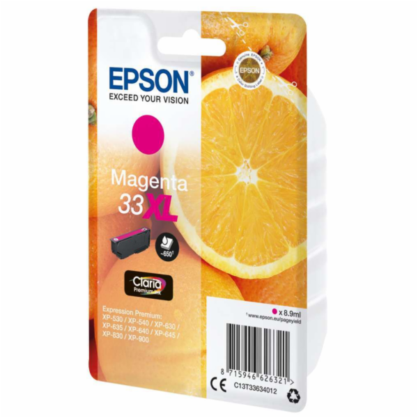 Epson cartridge cervena Claria Premium 33 XL      T 3363