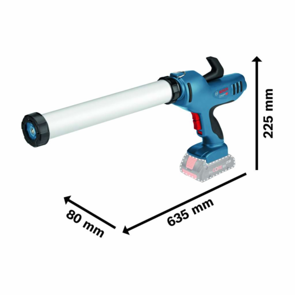 Bosch GCG 18V-600 aku vytlacovací pistole na tmely