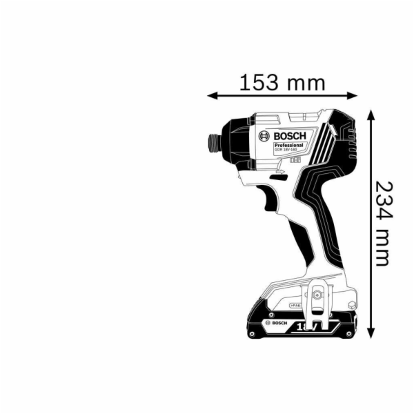 Bosch GDR 18V-160 Professional 0.601.9G5.10  Akku rázový ...