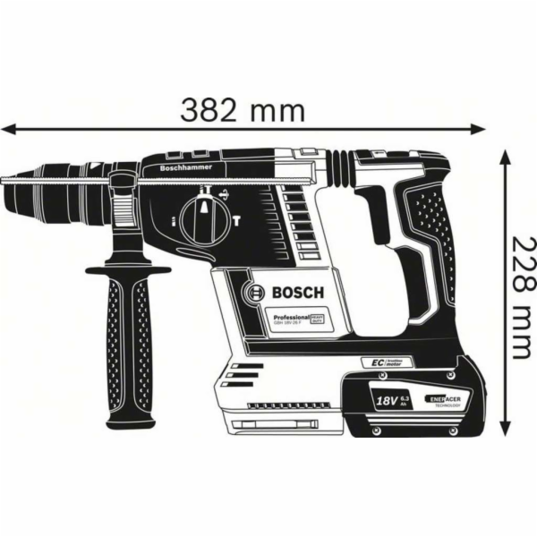 Bosch GBH 18V-26 F aku vrtacka s priklepem