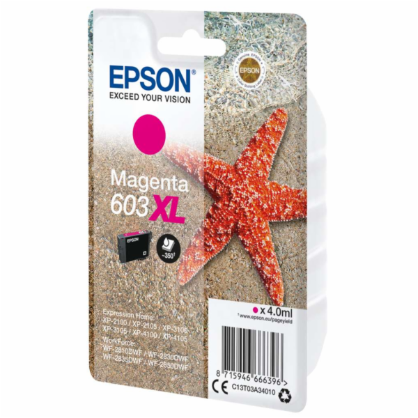 EPSON ink bar Singlepack "Hvězdice" Magenta 603XL Ink