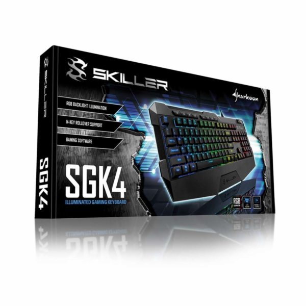 Sharkoon Skiller SGK4, černá