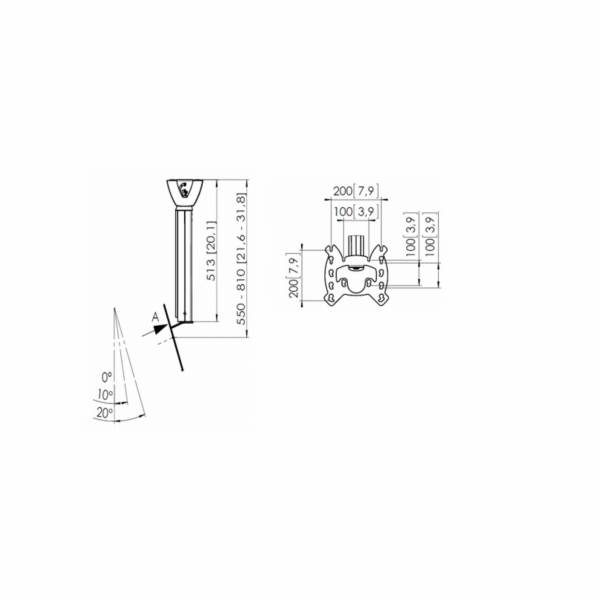 Vogels PFC 555 Display Mount