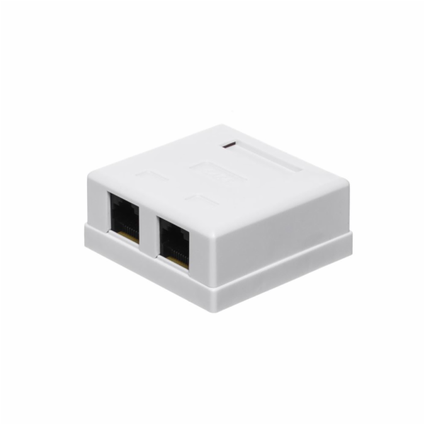 NETRACK 106-21 complete surface-mounted outlet 2xRJ45 8p8...