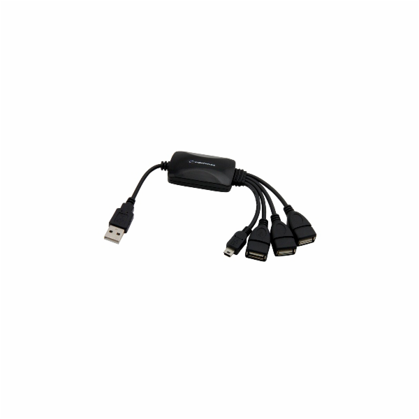 ESPERANZA EA114 - Hub 3 porty USB 2.0 + 1 x mini USB