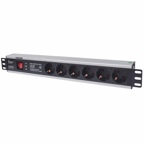 Intellinet 19" 1.5U Rackmount 6-Way Power Strip - German ...