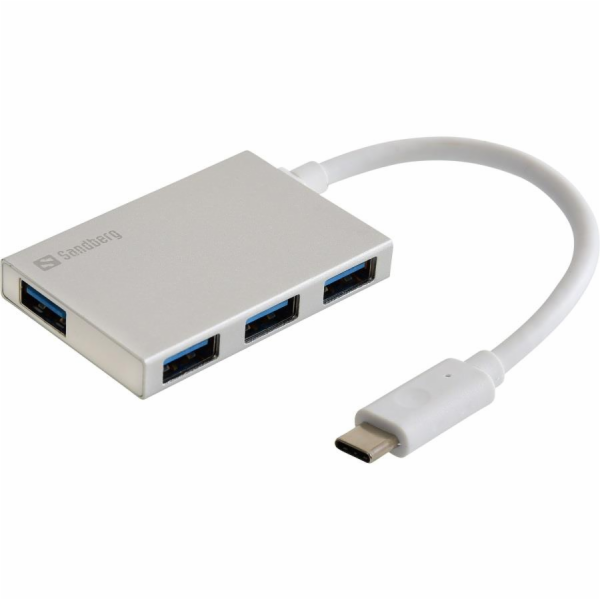 Sandberg 136-20 USB-C to 4 xUSB 3.0 Pocket Hub