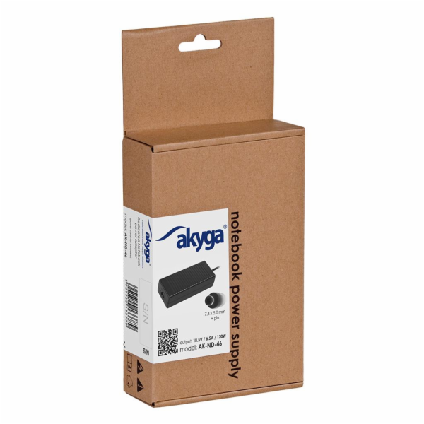 Akyga Nabíjecka na notebook 18.5V/6.5A 120W 7.4 x 5.0 mm ...