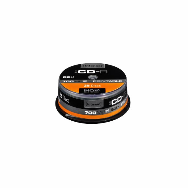 INTENSO CD-R Cake Case 700MB PRINT 25ks