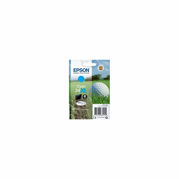 EPSON ink bar Singlepack "Golf" Cyan 34XL DURABrite Ultra...