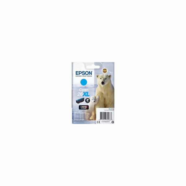 Epson 26XL - 8.7 ml - XL - azurová - originální - blistr ...