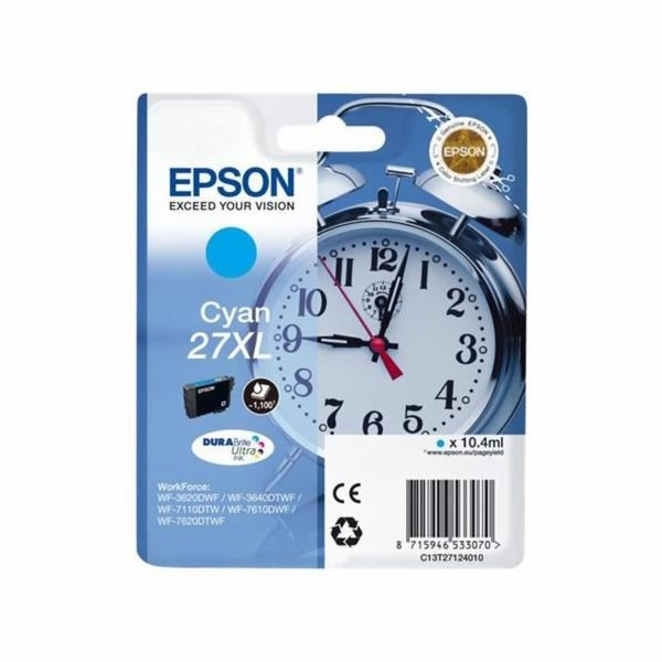 Epson T2712 azurový XL inkoust DURABrite C13T27124010