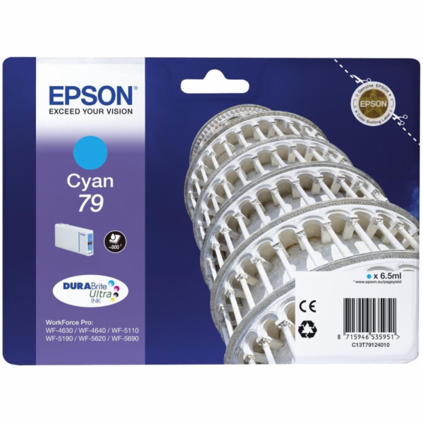 EPSON Ink bar WF-5xxx Series Ink Cartridge "Pisa" 79 Cyan...
