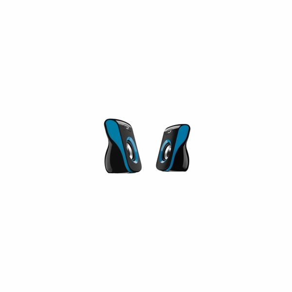 GENIUS repro SP-Q180 Blue, 2.0, 6W, USB napájení, 3,5" ja...